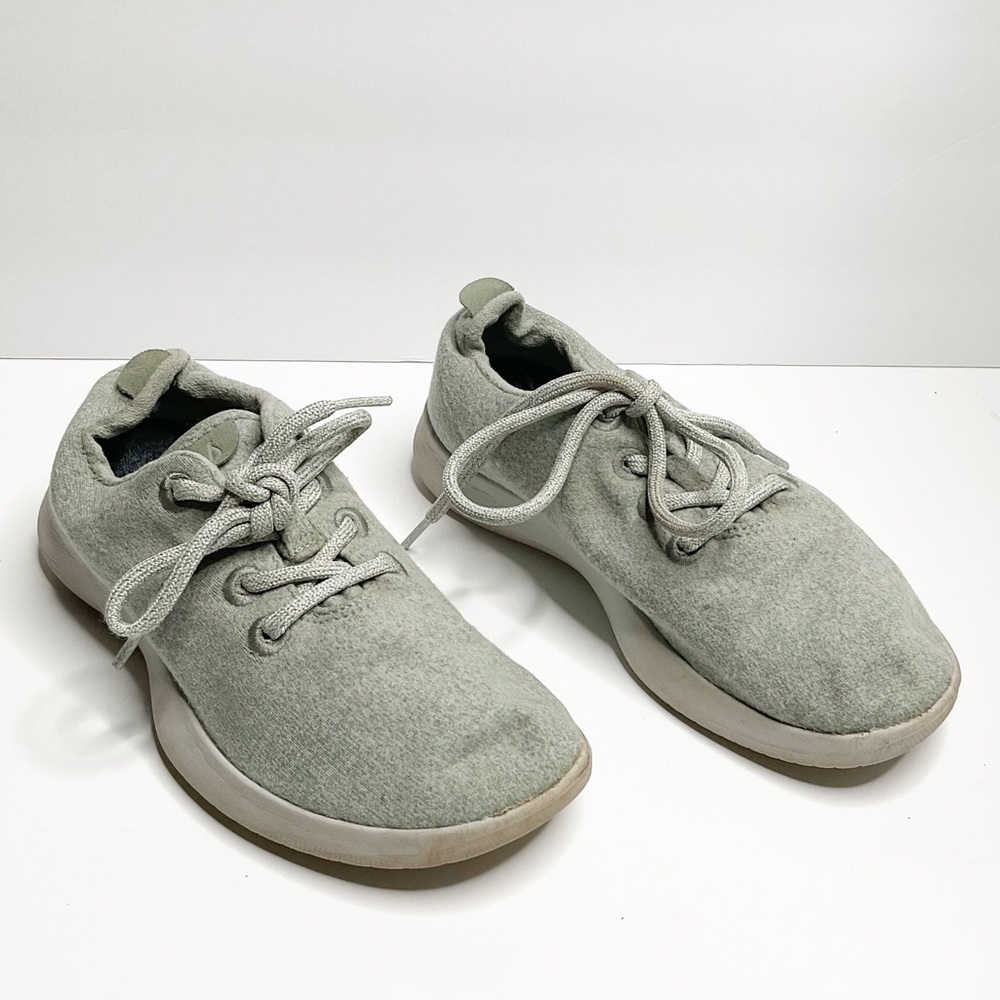 Allbirds Women's Green Wool Runners  Size 7